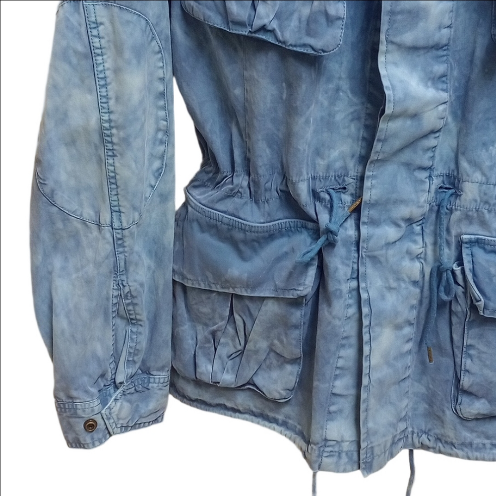 🆕 SCOTCH & SODA "THE COMANDO" BLUE TWO TONE WOMEN'S JACKET - Picture 5 of 15